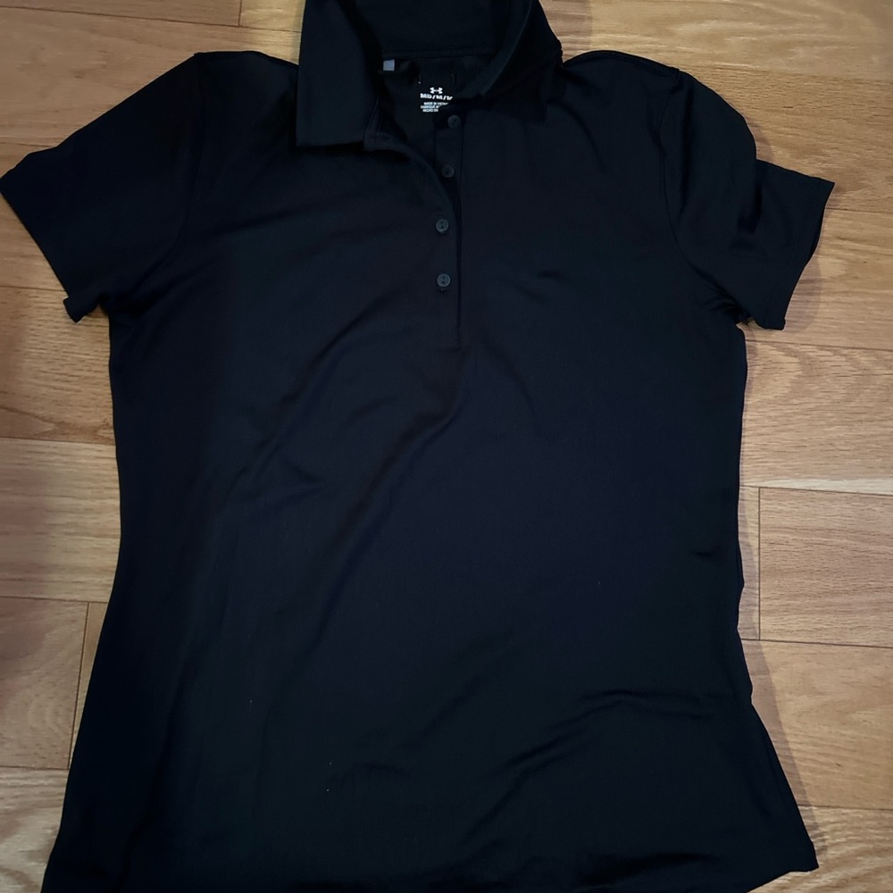 Classic Black Polo Under Armor Women